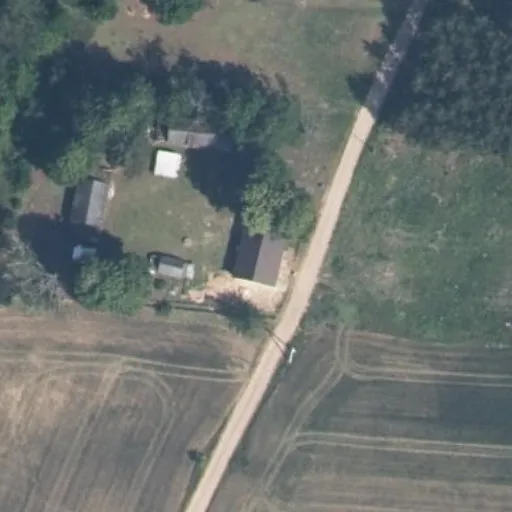 Vaizdas iš viršaus: Šventaduonės g. 10, Mėčiūnai