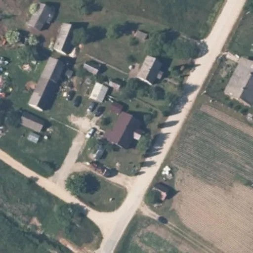 Vaizdas iš viršaus: Dvaro g. 7, Jukneliškė