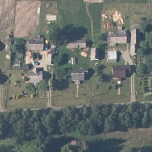 Vaizdas iš viršaus: Beržų g. 8, Krosnėnai