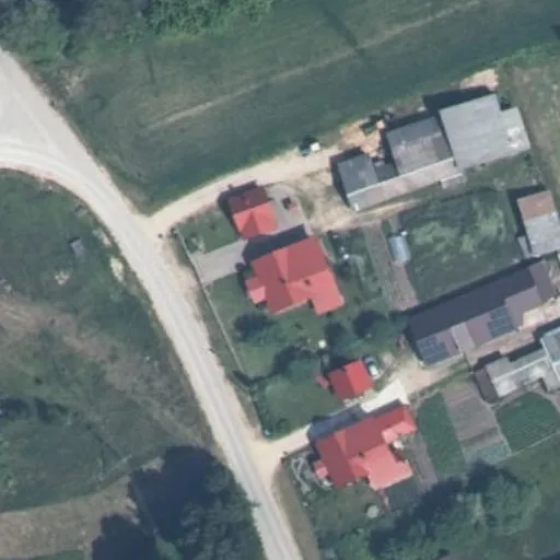 Vaizdas iš viršaus: Mechanizatorių g. 9, Kapčiamiestis