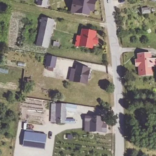 Vaizdas iš viršaus: Pasvalio g. 45, Pumpėnai