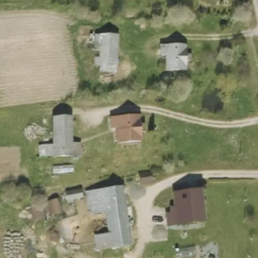 Vaizdas iš viršaus: Dvaro g. 7, Gegrėnai