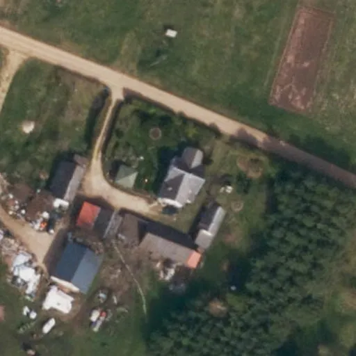 Vaizdas iš viršaus: Tiesioji g. 18, Padrečiai