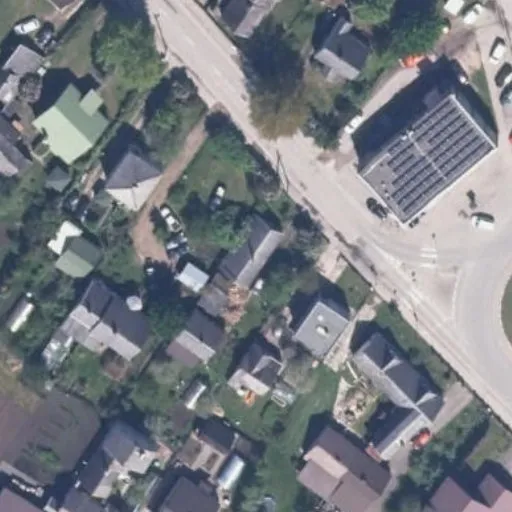 Vaizdas iš viršaus: Dariaus ir Girėno g. 55, Radviliškis