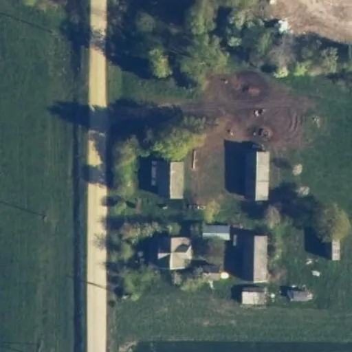 Vaizdas iš viršaus: Gluosnių g. 8, Milžavėnai