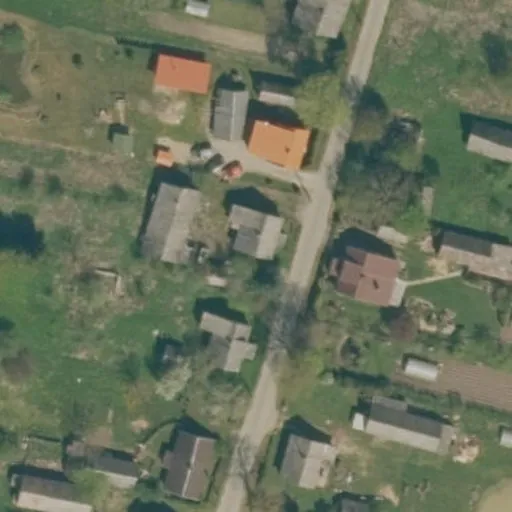 Vaizdas iš viršaus: Žemaitės g. 51, Tryškiai