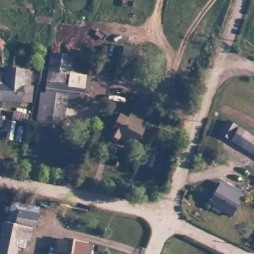 Vaizdas iš viršaus: Beržų g. 2, Luokė