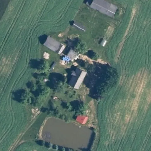 Vaizdas iš viršaus: Gėlių g. 52, Abromiškės