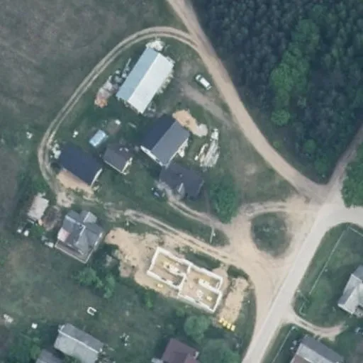 Vaizdas iš viršaus: Ulkiškių g. 40, Rūdiškės