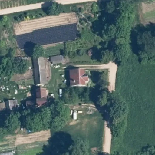 Vaizdas iš viršaus: Ąžuolų g. 17, Kurkliškės