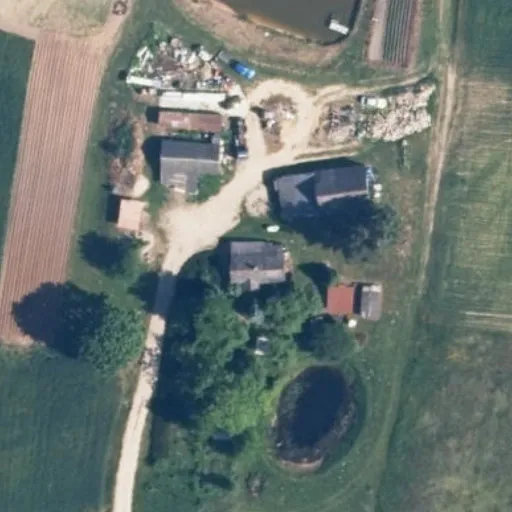 Vaizdas iš viršaus: Gėlių g. 79, Abromiškės