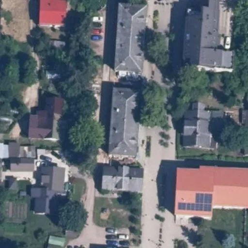 Vaizdas iš viršaus: Bažnyčios g. 15, Lentvaris