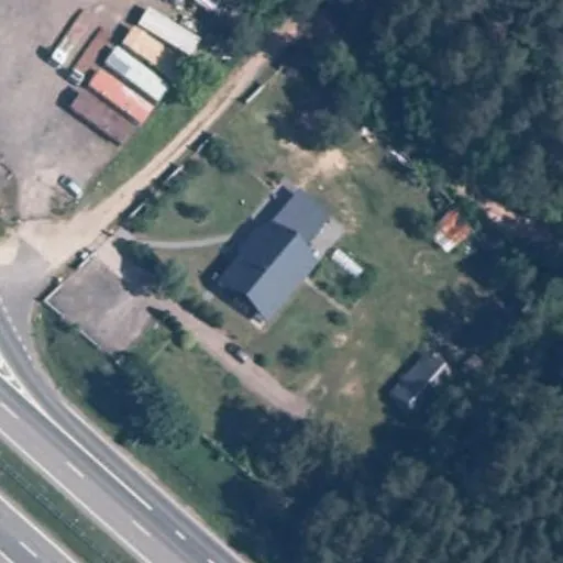 Vaizdas iš viršaus: Logistikos g. 1, Aukštieji Semeniukai