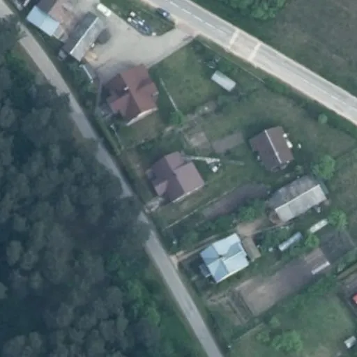 Vaizdas iš viršaus: Miško g. 51, Rūdiškės