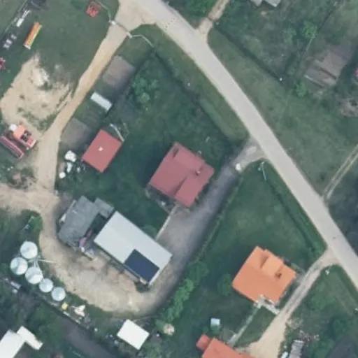 Vaizdas iš viršaus: Aušros g. 19, Rūdiškės