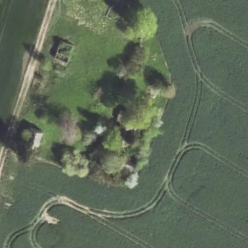 Vaizdas iš viršaus: Laukų g. 5, Bernotiškiai