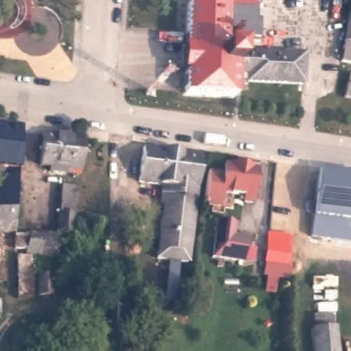 Vaizdas iš viršaus: Birutės g. 10, Šakiai