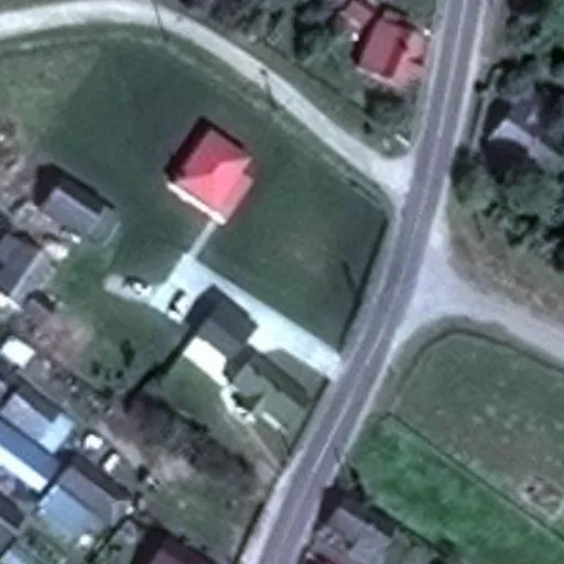 Vaizdas iš viršaus: Bažnyčios g. 54, Butrimonys