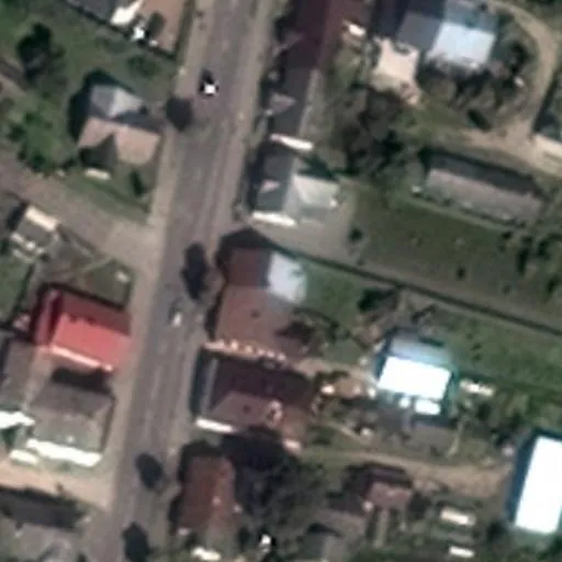 Vaizdas iš viršaus: Vilniaus g. 29, Eišiškės