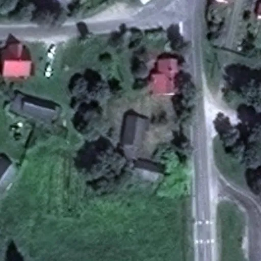 Vaizdas iš viršaus: Bažnyčios g. 30, Butrimonys