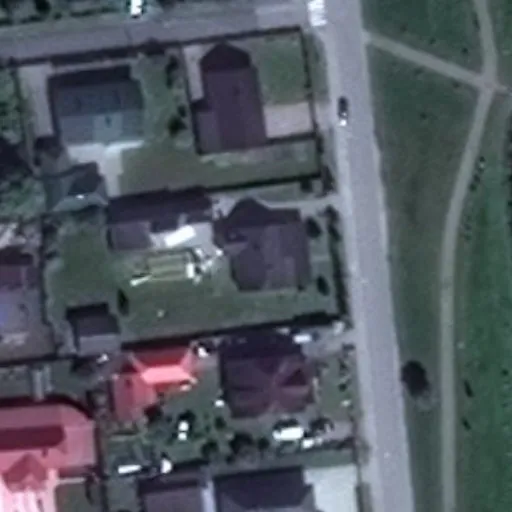 Vaizdas iš viršaus: Krantinės g. 25, Šalčininkai