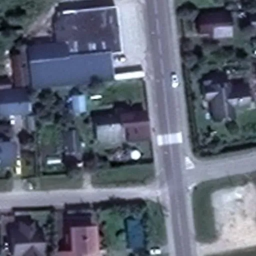 Vaizdas iš viršaus: Vilniaus g. 97, Šalčininkai