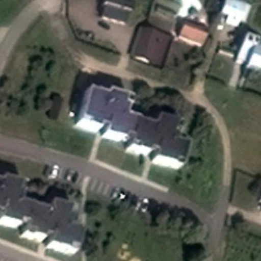 Vaizdas iš viršaus: Statybininkų g. 1, Eišiškės