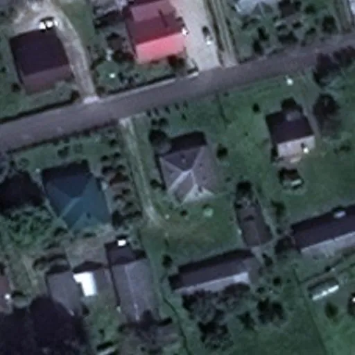 Vaizdas iš viršaus: Vilniaus g. 24, Dieveniškės