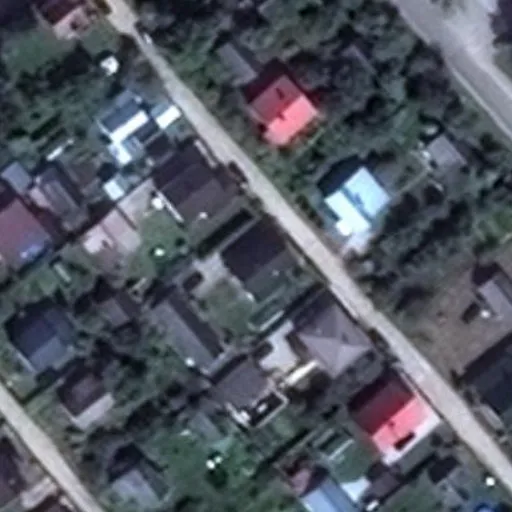 Vaizdas iš viršaus: Uogų g. 31, Šalčininkai