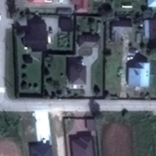 Vaizdas iš viršaus: Dainavos g. 35, Šalčininkai