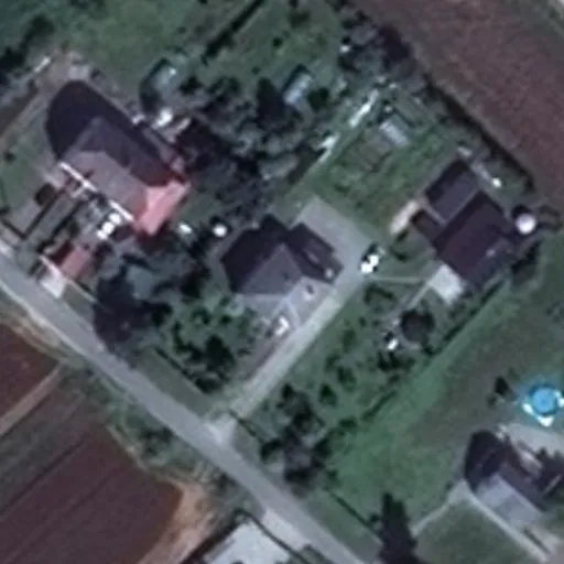 Vaizdas iš viršaus: Pušų g. 23, Šalčininkai