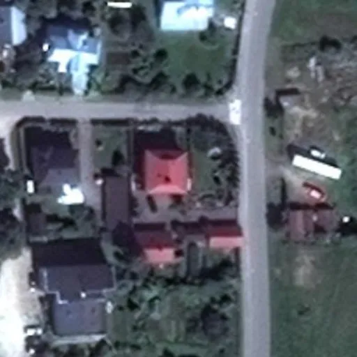 Vaizdas iš viršaus: Naujoji g. 1B, Šalčininkai