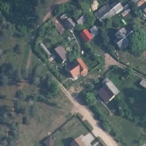 Vaizdas iš viršaus: A. Mickevičiaus g. 71, Pabradė