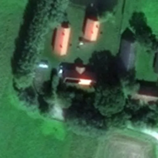 Vaizdas iš viršaus: Skirvytėlės g. 9A, Rusnė