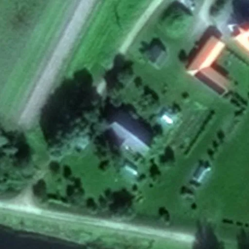 Vaizdas iš viršaus: Meldų g. 6, Rusnė