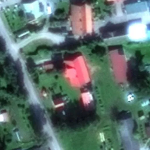 Vaizdas iš viršaus: Skalvių g. 4, Rusnė