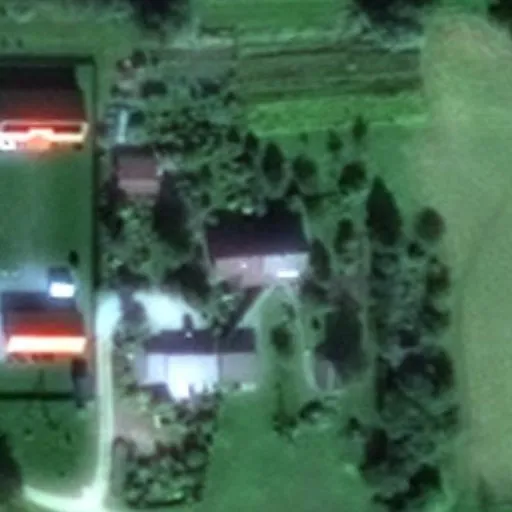 Vaizdas iš viršaus: Pylimo g. 1, Rusnė