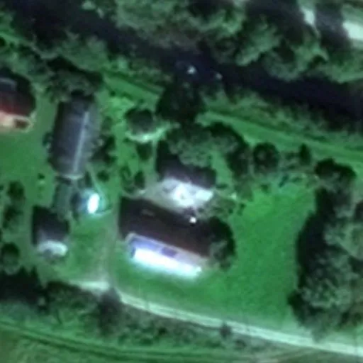 Vaizdas iš viršaus: Skirvytėlės g. 13, Rusnė