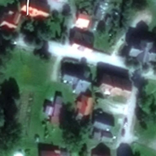 Vaizdas iš viršaus: Neringos g. 25, Rusnė