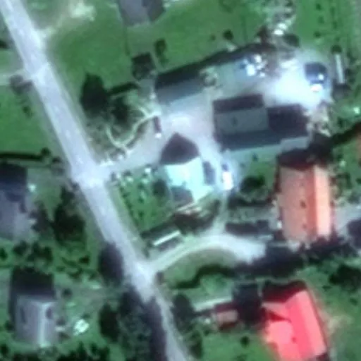 Vaizdas iš viršaus: Skalvių g. 6, Rusnė