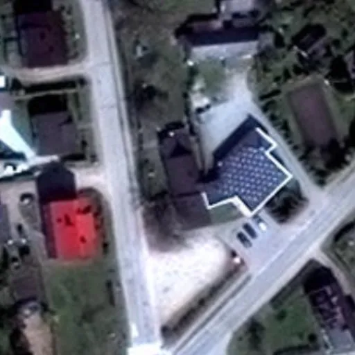 Vaizdas iš viršaus: Vytauto g. 28, Pagėgiai