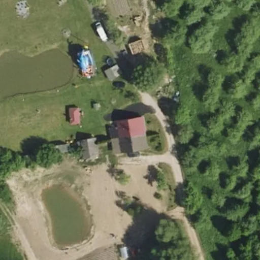Vaizdas iš viršaus: Tilžės pl. 3, Birštoniškiai