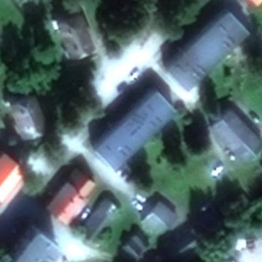 Vaizdas iš viršaus: Šilutės g. 8, Rusnė
