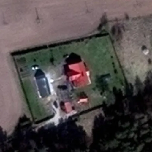 Vaizdas iš viršaus: Bardinų g. 4, Lumpėnai