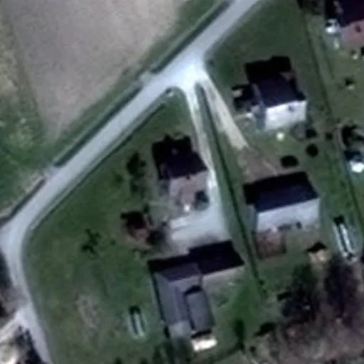 Vaizdas iš viršaus: Prūdo g. 1, Benininkai