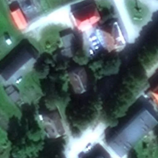 Vaizdas iš viršaus: Šilutės g. 11, Rusnė
