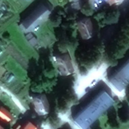 Vaizdas iš viršaus: Šilutės g. 9, Rusnė