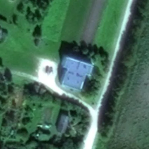 Vaizdas iš viršaus: Skirvytėlės g. 11A, Rusnė