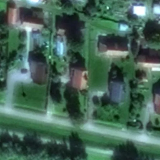 Vaizdas iš viršaus: Pylimo g. 7, Rusnė