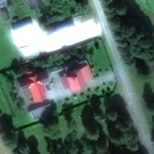 Vaizdas iš viršaus: Nemuno g. 9, Rusnė